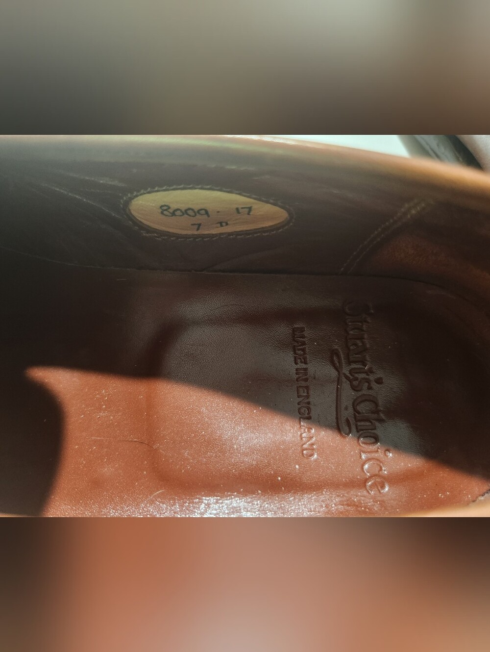 Edward Green X Paul Stuart Leather Mens  Brown Loafers Size 7 D  Handmade NWOB - Picture 2 of 11